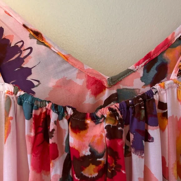 NWT H&M floral lyocel viscose dress - Picture 4 of 7